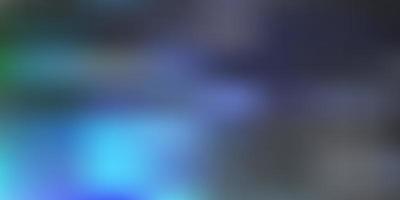 Dark blue, green vector blur background.