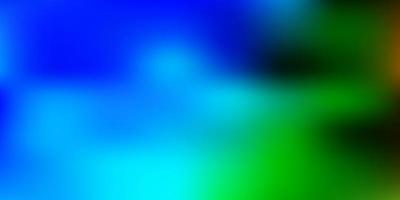 textura de desenfoque degradado vector azul claro, verde.