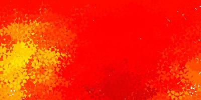 Light orange vector template with triangle shapes.