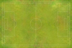 Aerial view of Soccer field, Soccer Stadium, Football Stadium photo