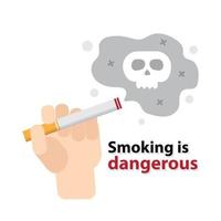 No smoking. smoking cigarette vector