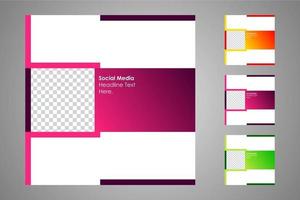 Suitable for social media posts templates and web or internet ads. vector