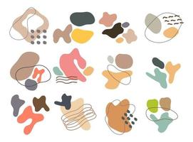 Organic Abstract Shapes vector