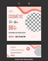 Banner design, Health And Beauty - Promotion Banner vector