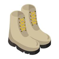 Army and Combat  Boots vector