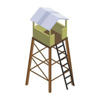 Guard and Lookout Tower vector