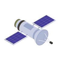 Satellite and Equipment vector