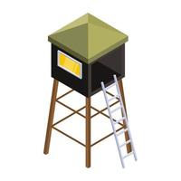 Guard and Lookout Tower vector