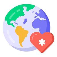 Global and international  Healthcare vector