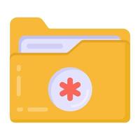 Medical Healthcare  Folder vector