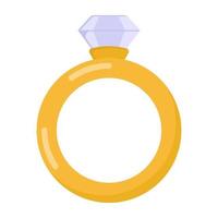 Diamond and Wedding  Ring vector