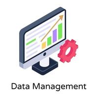 gestión y configuración de datos vector