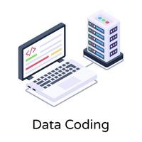 Data Coding and Server vector