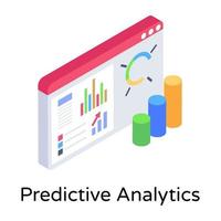 analítica web predictiva vector