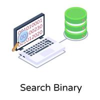 Search Binary and coding vector