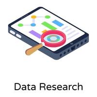 Data Research and Planning vector