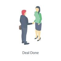 Business Handshake Concepts vector