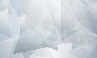 triángulo abstracto fondo degradado de color blanco y gris. vector