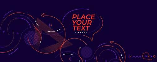 Abstract colorful pattern design and background. vector