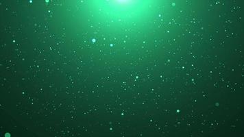 Green Particle Flare Background for Background Concept video