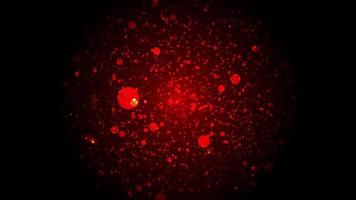 Red Particle Flare Background for Background Concept video