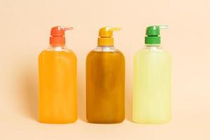 Pump liquid soap bottle - three types photo