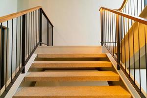 Empty beautiful stair step with lighting photo