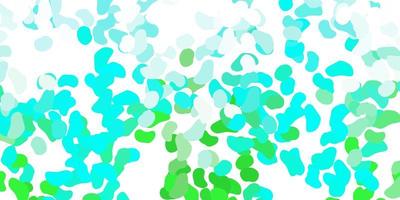 Light green vector background with random forms.