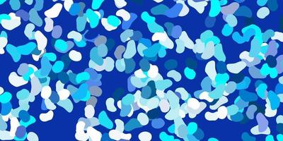 Light blue vector pattern with abstract shapes.