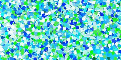 Light blue vector background with triangles.