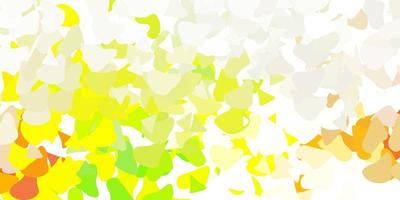 Light green, red vector background with random forms.