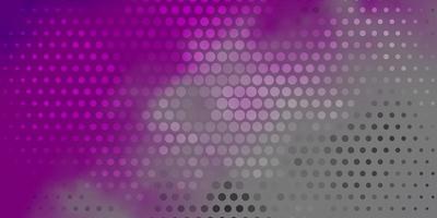 Light Pink vector background with spots.