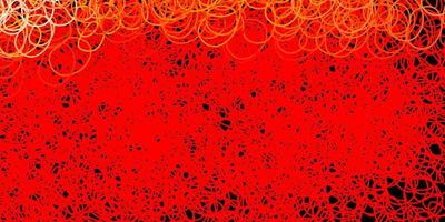 Dark red vector background with random forms.