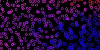 Dark purple, pink vector texture with disks.