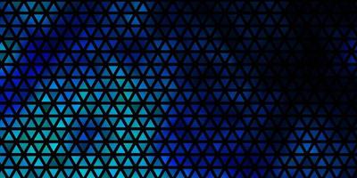 Light BLUE vector background with triangles.