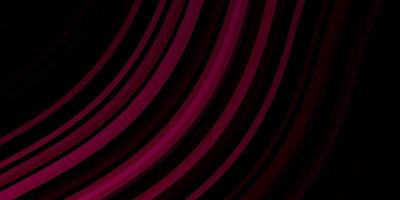 Dark Pink vector texture with curves.