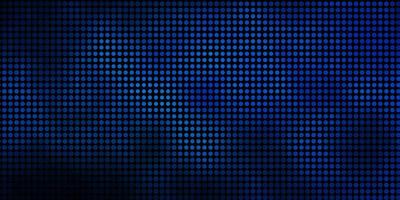 Dark BLUE vector background with spots.