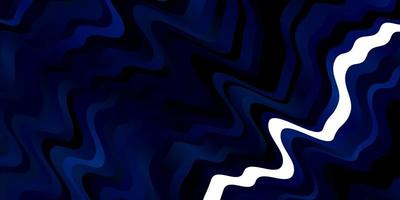 Dark BLUE vector background with bows.