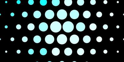 Dark BLUE vector pattern with spheres.