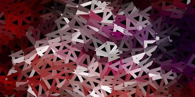 Dark pink, red vector gradient polygon layout.