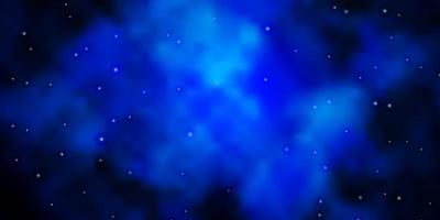 Dark BLUE vector layout with bright stars.