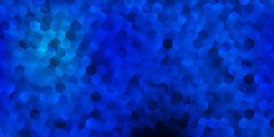 Telón de fondo de vector azul oscuro con formas caóticas.