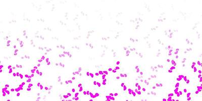 Light pink vector backdrop with chaotic shapes.