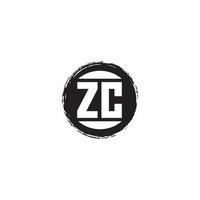 Logo monogram design template vector