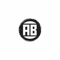 Logo monogram design template vector