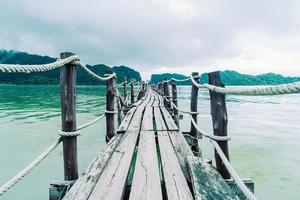 Talet Bay en Khanom, Nakhon Sri Thammarat, Tailandia foto