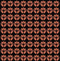 red hand in leaf seamless pattern design vector