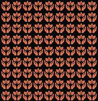 mano roja en la hoja de diseño de patrones sin fisuras vector