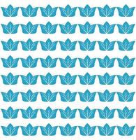 Blue abstract leaf pattern design vector