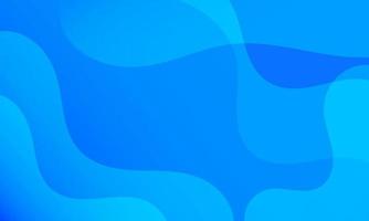 Abstract Blue Fluid Wave Background vector